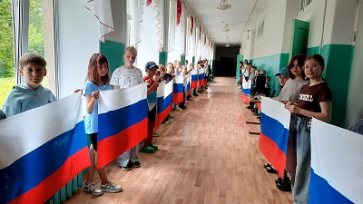 Летний лагерь дневного пребывания детей. День девятый. &amp;quot;Славим Россию!&amp;quot;.